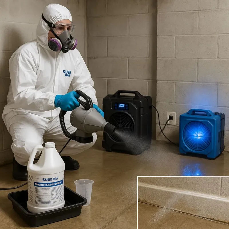 Sanitization and Odor Removal process in Elburn, IL